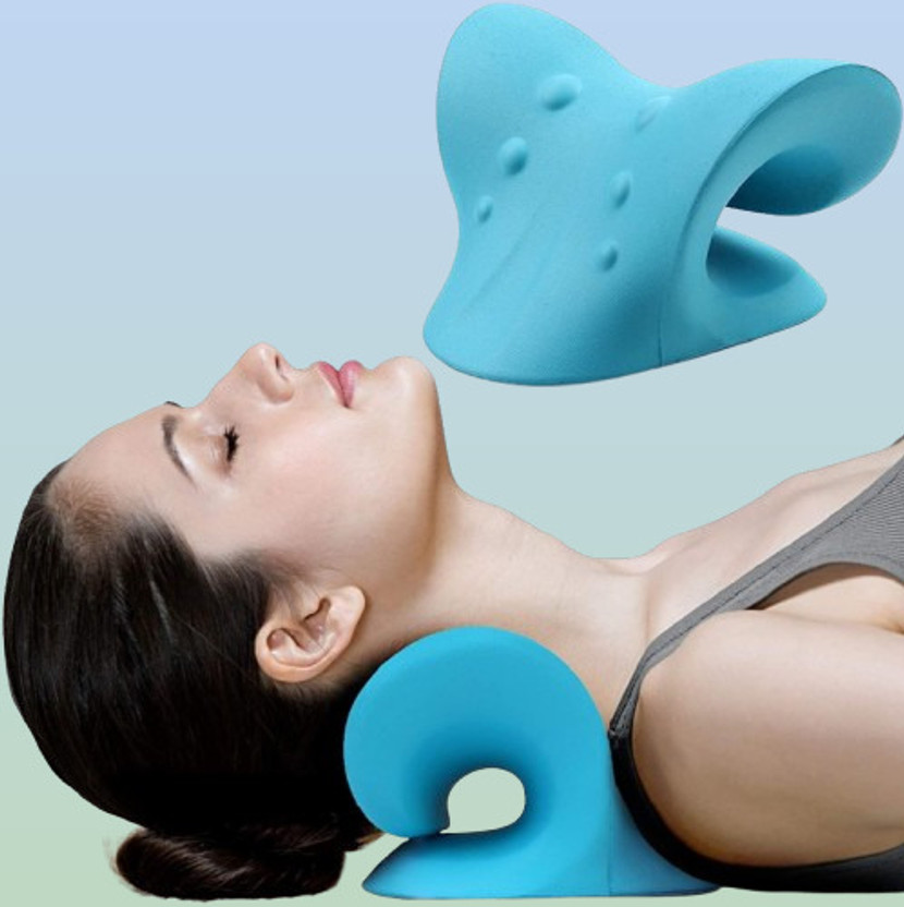 TORAGON Cervical Pull Tool Cervical Spine Aligner Pain Relief Therapy Neck Support(Multicolor)