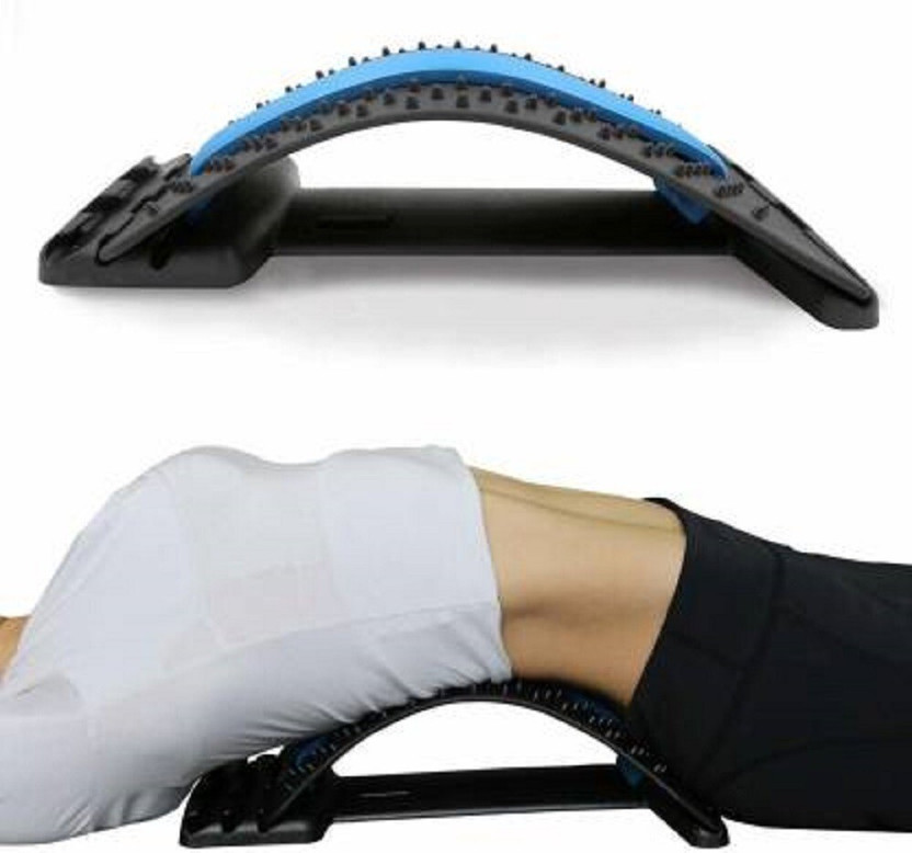 Bideq Bideq Back Stretching Device,Back Massager for Bed & Chair & Car,Multi-Level Back Back / Lumbar Support - Flipkart Deal