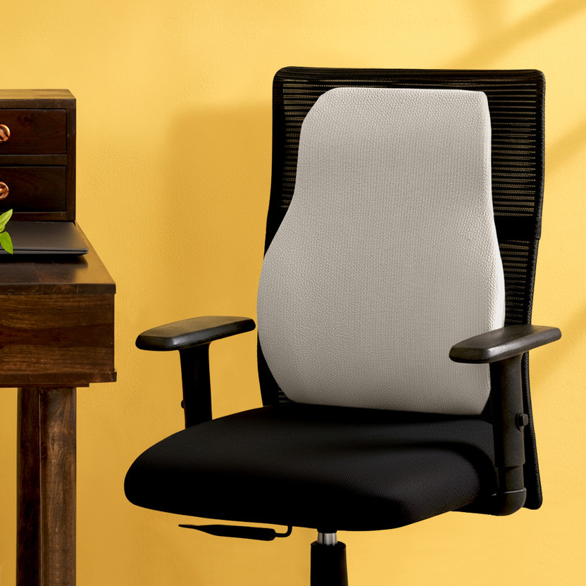 betterhood betterhood PosturePro Backrest Cushion for Chair, 100% Memory Foam, Ergonomic Orthopedic Back / Lumbar Support(Grey) - Flipkart Deal