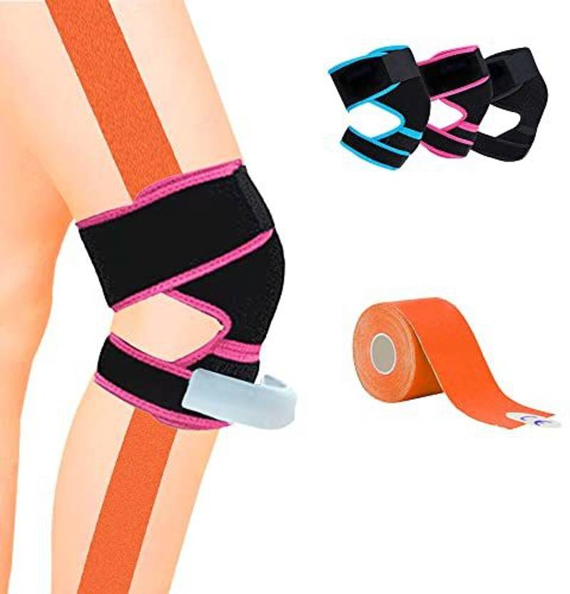Letdle Pink Patella Knee Braces For Knee Pain Men & Women With Muscle