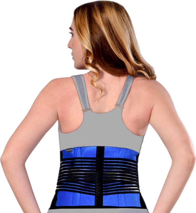 Dr Trust USA Backache Belt Lumbo Sacral Spine Waist Pain Relief 329 Orthopedic Lower Back / Lumbar Support(Black)