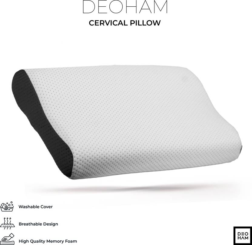DEOHAM Contour Cervical Memory Pillow for Spondylitis Neck & Side