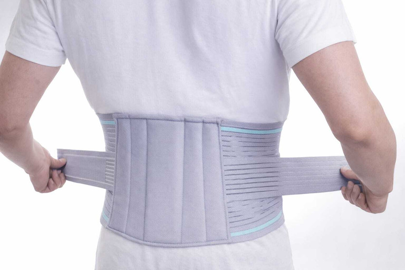 sukh global LUMBAR SUPPORT BELT 30-40 Back / Lumbar Support(Grey)