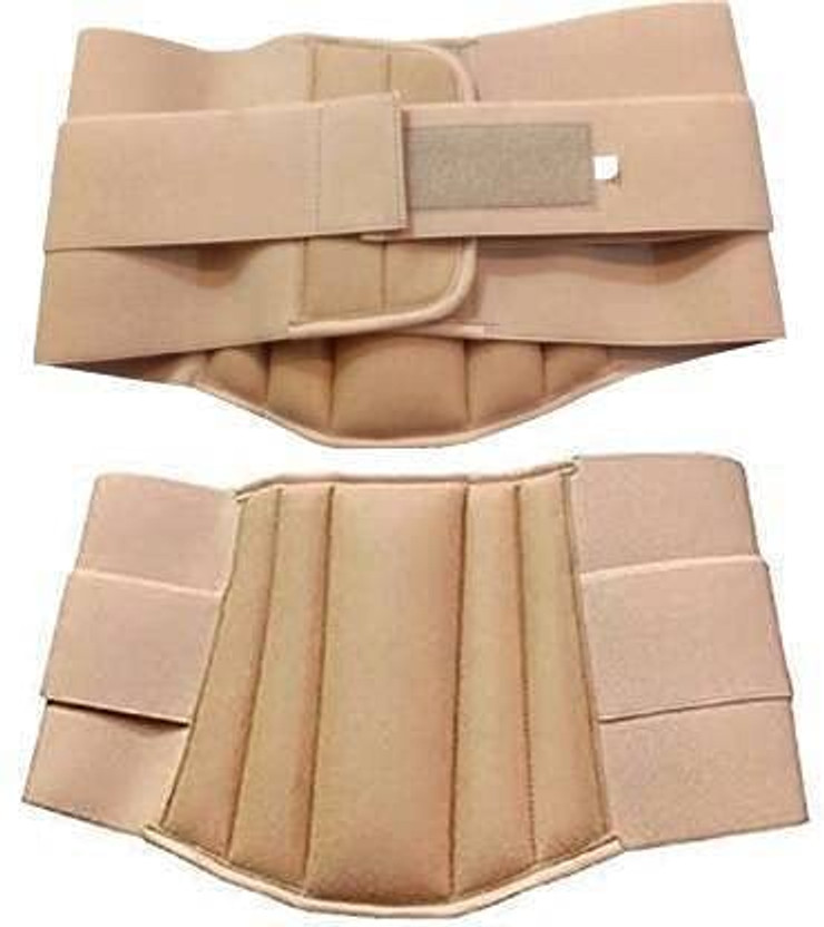 ZESKRO Spine SupportWaist & Lower Back Support Belt for Men & Women Abdominal Belt(Beige)