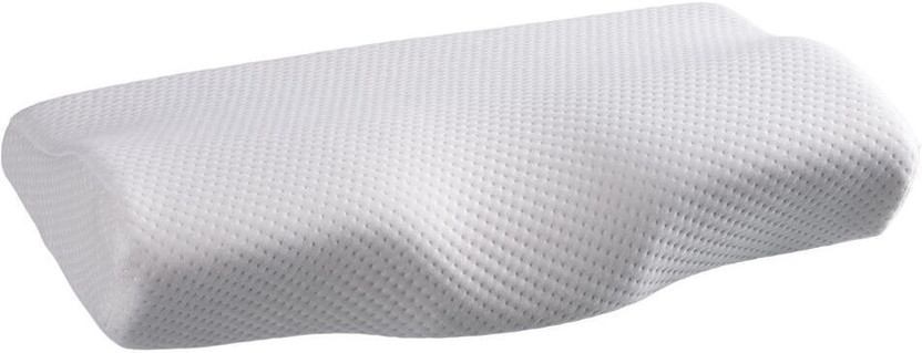 Wakefit Memory Foam Cervical Pack of 1 Solid(White)