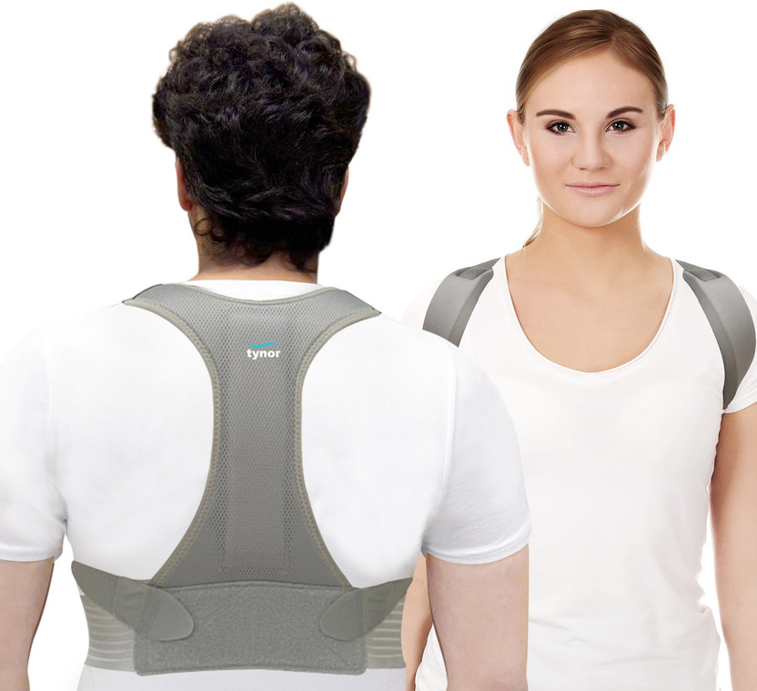 TYNOR Posture Corrector, Grey, Medium, 1 Unit Posture Corrector(Grey)