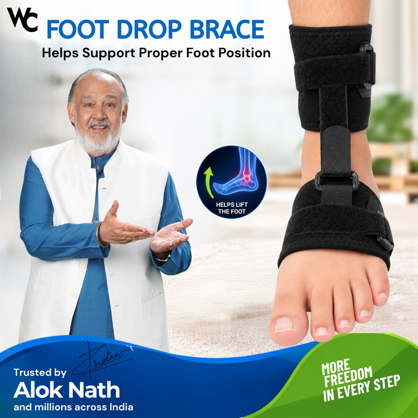Wonder Wonder Care Orthopedic Foot Support Brace for Stability and Walking Foot Support(Black) - Flipkart Deal
