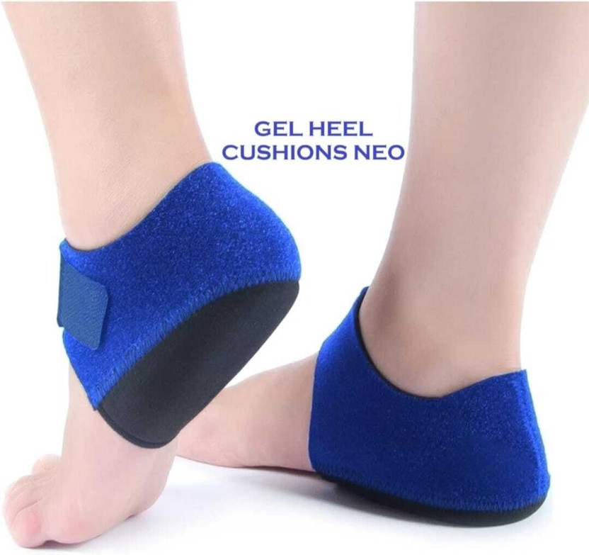 BRM BRM orthopedic Heel Cups, Gel Heel Cushion Support for Plantar Fasciitis Heel Support(Blue) - Flipkart Deal