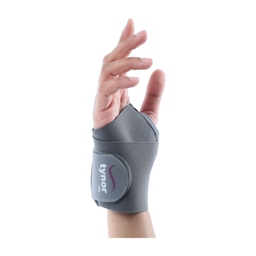 TYNOR Wrist Brace with Thumb, Grey, Universal Size, 1 Unit Wrist Support(Grey)