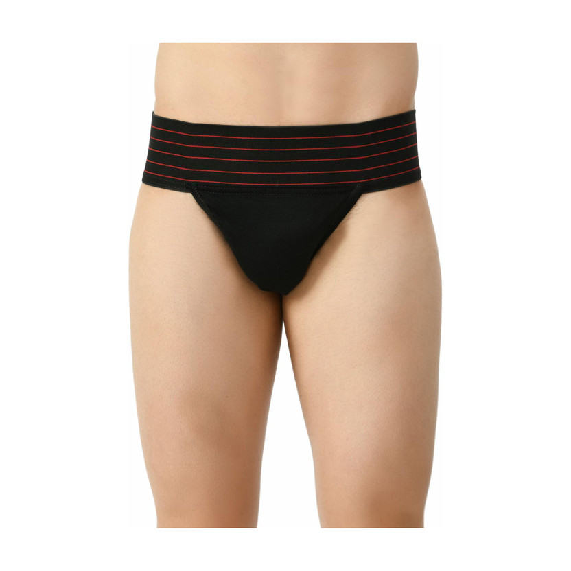 Restart Restart care Gym Supporter for Men Supporter for Gym Supporter for Running Sports BRIEF Supporter(Black, Red) - Flipkart Deal