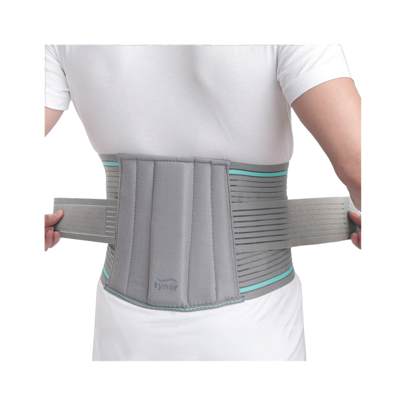 TYNOR Lumbo Sacral Belt, Grey, Large, 1 Unit Back / Lumbar Support