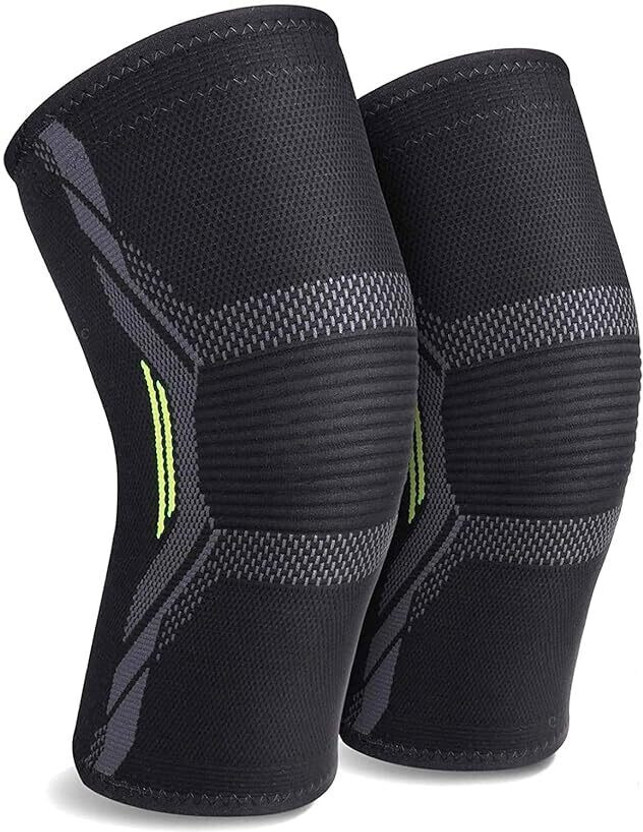 QP360 NEW_Gym Knee Cap, Knee Pain Relief Product, Knee Support, Knee Brace-New752 Knee Support(Black)