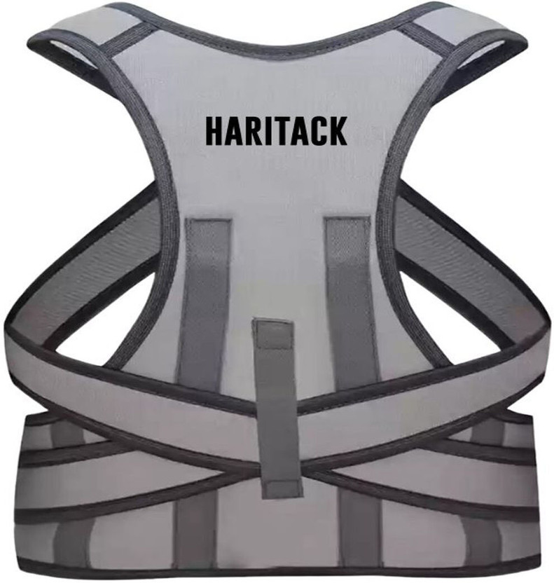 HARITACK Premium Orthopedic Posture Corrector with Metal Spine Support (Unisex) Posture Corrector(Grey)