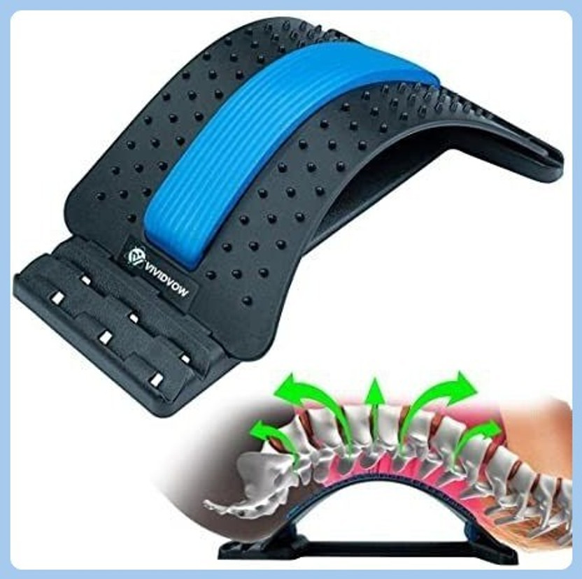 NHJIE Magic Back Support Spine Massager|Back Pain Relief Products Back / Lumbar Support(Multicolor)