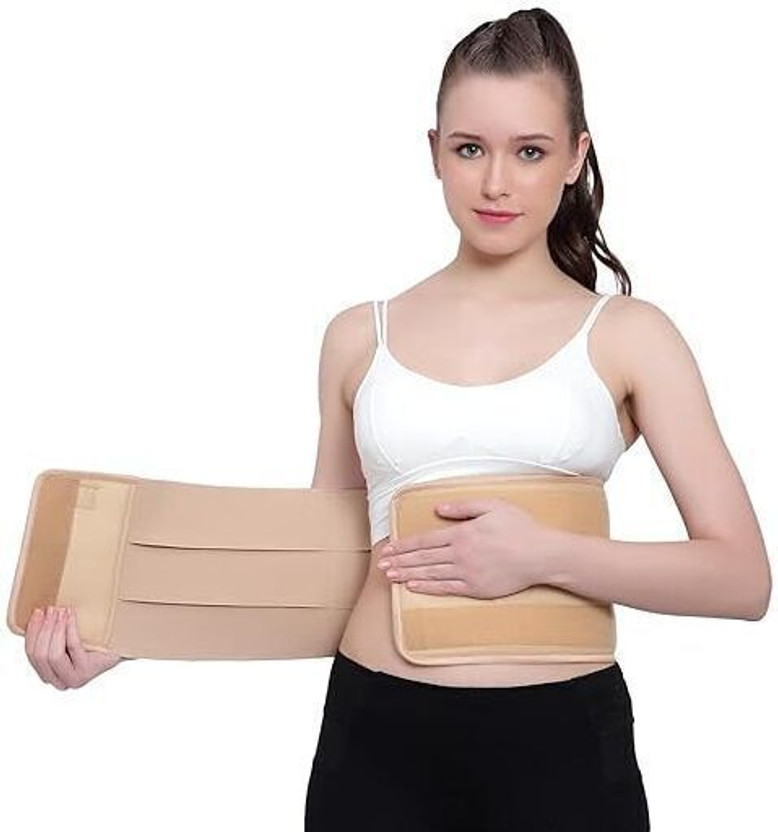 OrthivaX Abdominal Support Belt for Men & Women –for Post-Surgery Recovery Abdominal Belt(Beige)