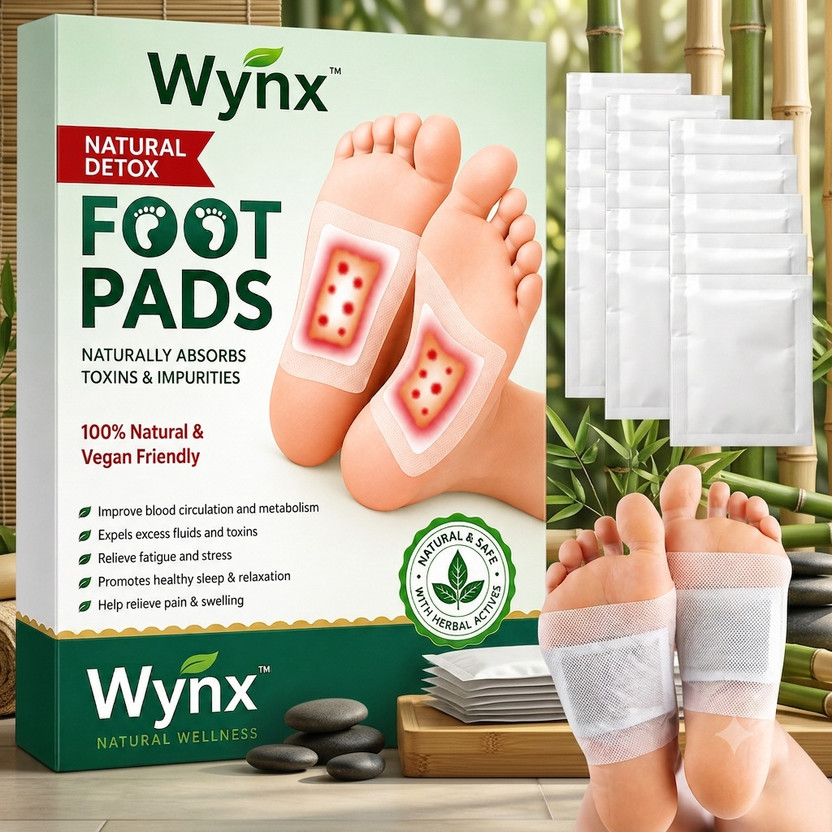 WYNX Herbal Foot Wellness Patch Single Application Test for Smart Shoppers Sampling Foot Support(White)