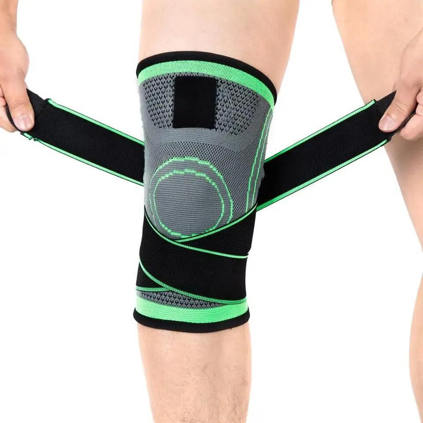 Fitness Scout Knee Brace Compression Sleeve with Strap Jogging and Post Surgery Recovery Knee Support