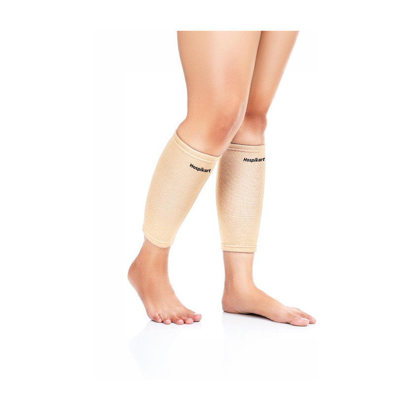 HOSPIKART HOSPIKART Calf Support Compression Sleeve - Shin Splints, Leg and Calf Support Calf Support(Beige) - Flipkart Deal