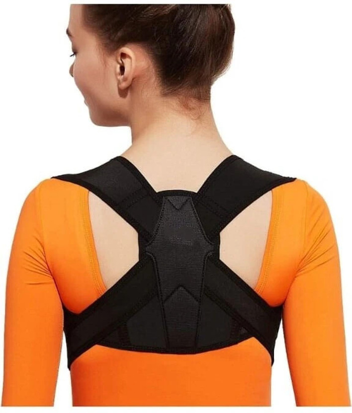 Ahs Products Posture for Clavicle Support, Adjustable Back Straight and Providing Pain Relief Posture Corrector(Black)