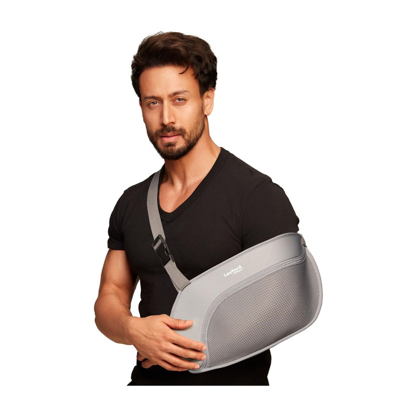 Leeford Leeford Adjustable Arm With Thumb Holder | Fracture Pain Relief & Recovery Arm Support(Grey) - Flipkart Deal