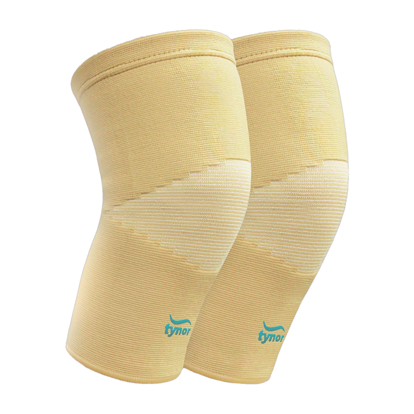 TYNOR Knee Cap, Beige, Large, 1 Pair Knee Support(Beige)