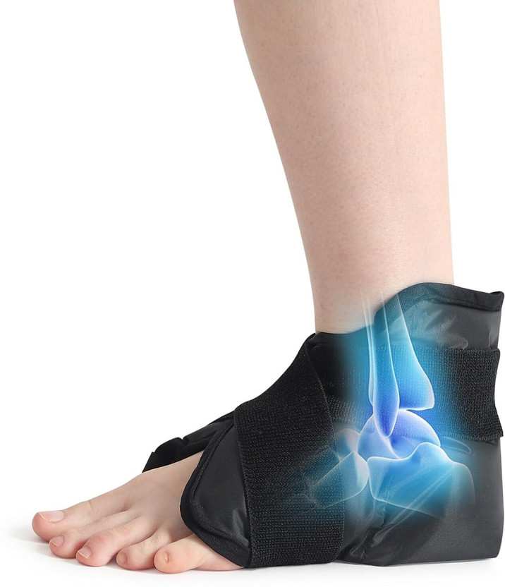 TRINGDOWN SandPuppy AnkleCool - Reusable Ice Pack Wrap for Ankle and Heel Pain Relief Ankle Support