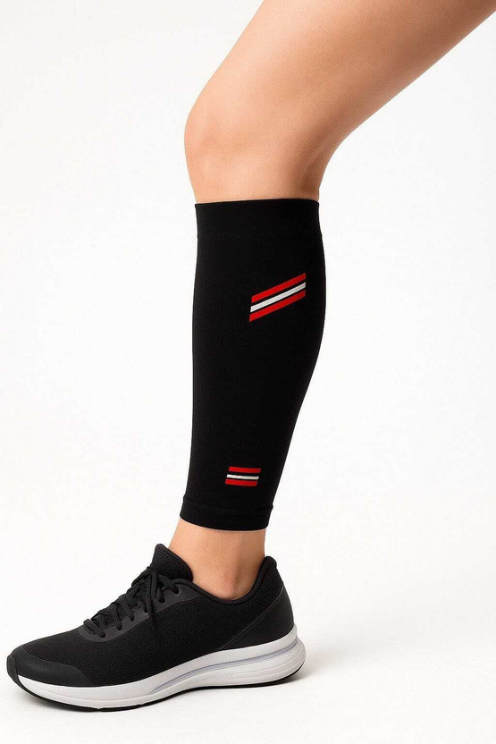 Just Care Calf Compression Sleeve Calf Support(Black)