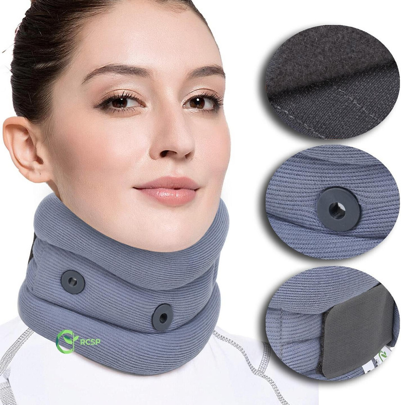 RCSP RCSP Soft cervical collar for neck pain neck support for pain relief men and women M Neck Support(Grey) - Flipkart Deal