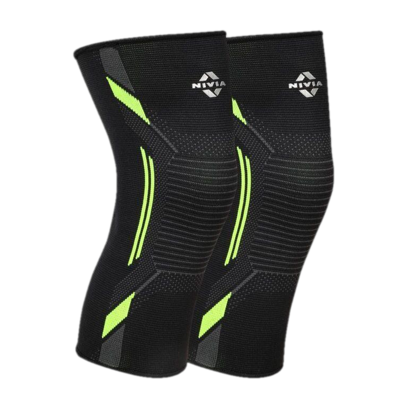 NIVIA Knitted Knee Support(Black)