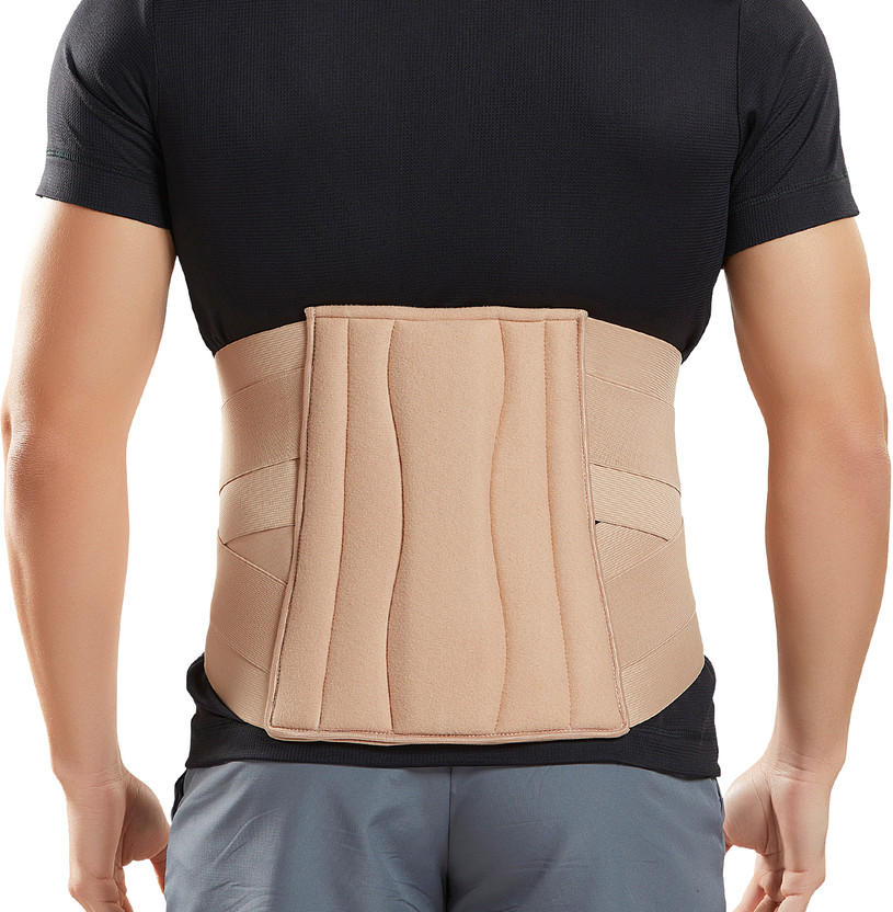 FLAMINGO Lumbo Sacral/Sacro Belt for Back Pain, Injury Recovery, Posture & Spine Support Back / Lumbar Support(Beige)