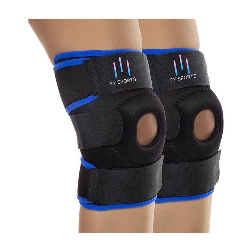 FY Sports Cap belt brace for Pain Relief Open Patella Women and Men Knee Support