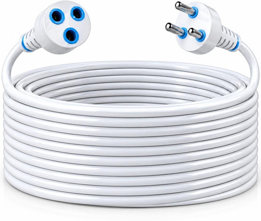 ZIYTRACK ZIYTRACK Extension Cord 3 Meter Hevy Duty Long Wire Cord 3&2 Pin Extension Cord Use 10A 1  Socket Extension Boards(White, 3 m) - Flipkart Deal