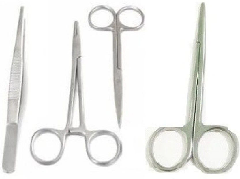 clark clark SURGICAL FORCEP Instrument Set of 4 Utility Forceps Surgical Plier(Stainless Steel) - Flipkart Deal