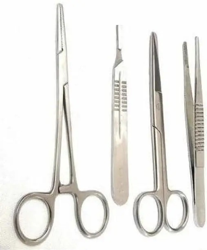 clark Dissection Kit Medical Students Surgical Instruments Set Utility Forceps Surgical Plier(Stainless Steel)