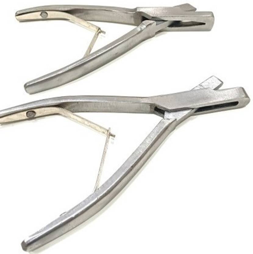 SHAKYA GREEN Ear Tag Plier, Stainless Steel Pig Ear Notcher Animal