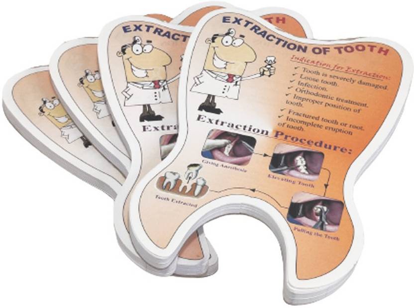 Unique Dents Extraction Of Tooth Educative Pads, Patient Education