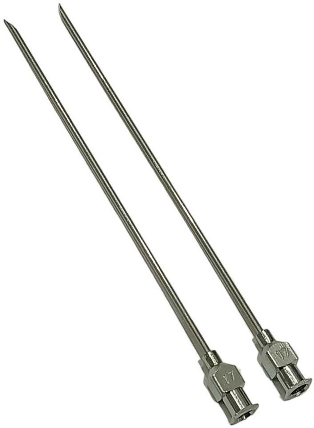 ARINEO HYPODERMIC NEEDLE 17 Number Pet Health Supplements (2 Pieces) Surgical Plier(Stainless Steel)