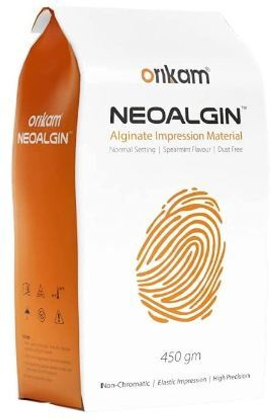 UPCRAFT Neoalgin Alginate Impression Powder 450gm | No Surgical Plier(PTFE (Non-stick))