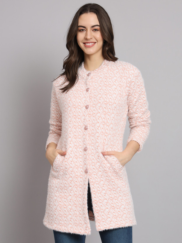 ASDF Wool Blend Embellished Coat