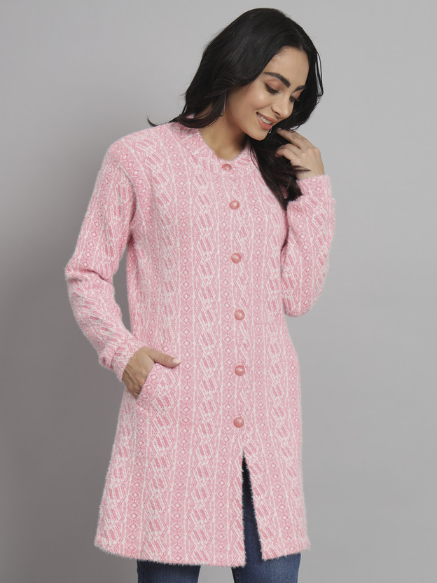 eWools Wool Blend Embellished Coat