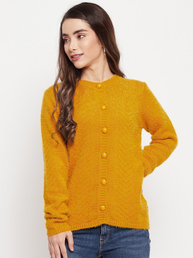 MADAME Self Design Round Neck Casual 