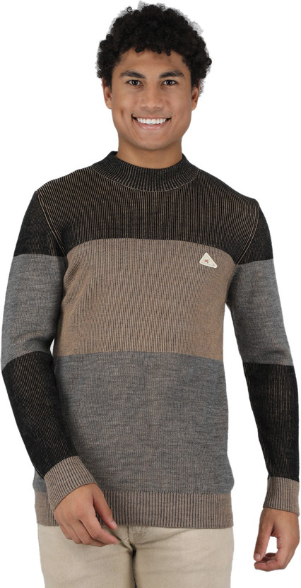 MONTE CARLO Solid Turtle Neck Casual 