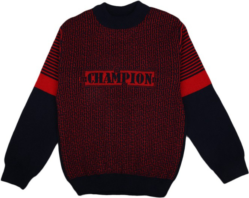 V-MART Printed Round Neck Casual Boys 