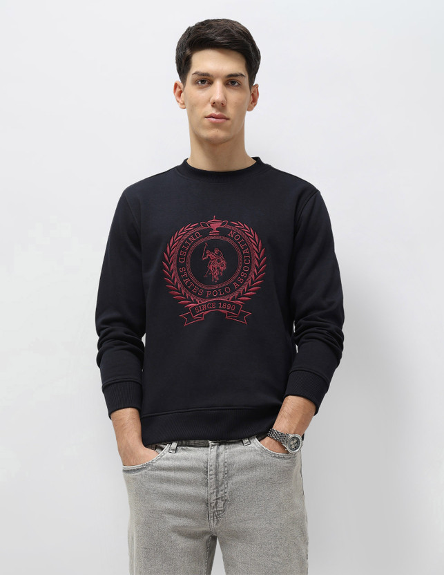 U.S. POLO ASSN. Full Sleeve Printed Men Sweatshirt