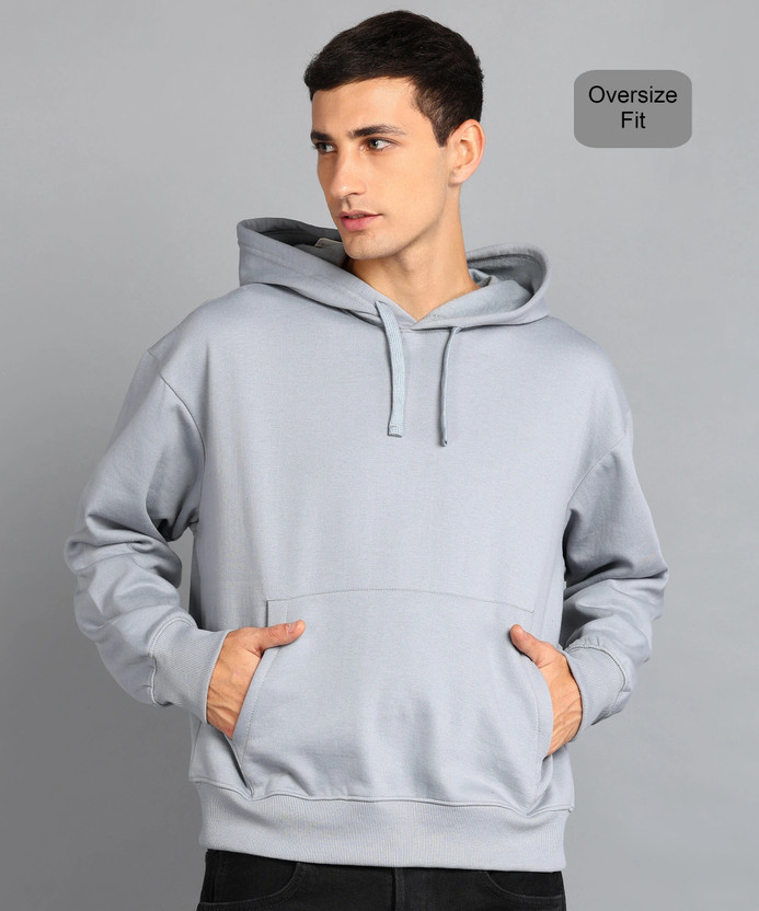 Alan Jones Full Sleeve Solid Men Sweatshirt