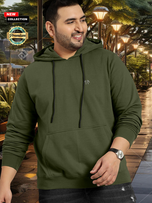 Triptee Full Sleeve Solid Men Sweatshirt