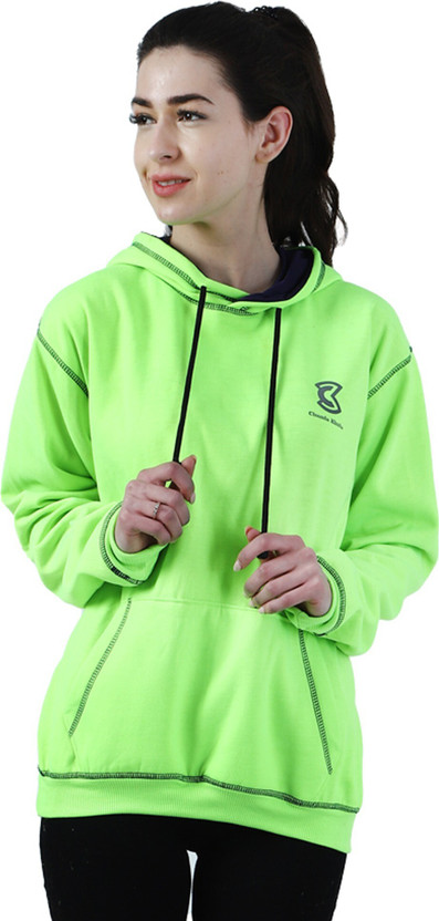 Chanda Khuba Full Sleeve Solid Women Sweatshirt