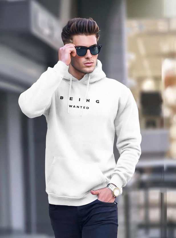 BEING WANTED Full Sleeve Printed Men Sweatshirt