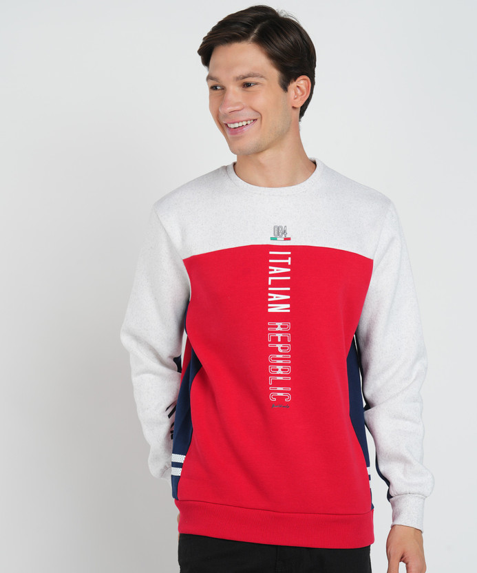 Full Sleeve Printed Men Sweatshirt 