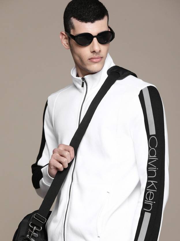 Calvin Klein Full Sleeve Color Block Men Sweatshirt - Buy Calvin Klein Full  Sleeve Color Block Men Sweatshirt Online at Best Prices in India |  